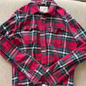 Abercrombie & Fitch Kids Multicolor Plaid Button-Down Shirt
